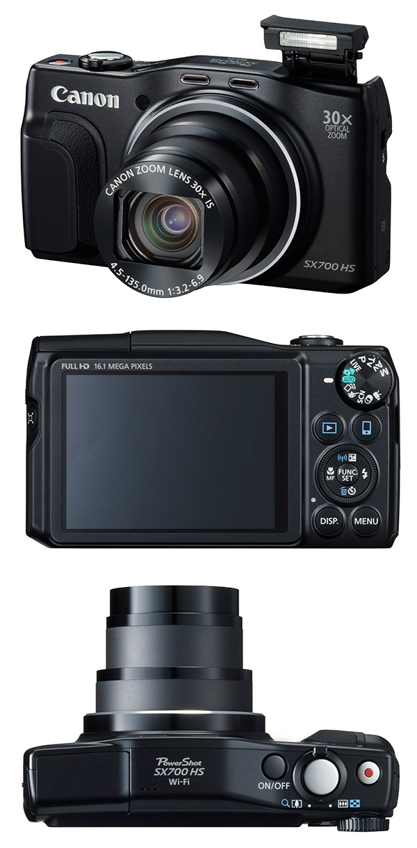 Canon Powershot Sx700 Hs Digital Camera (black With Pink Canon