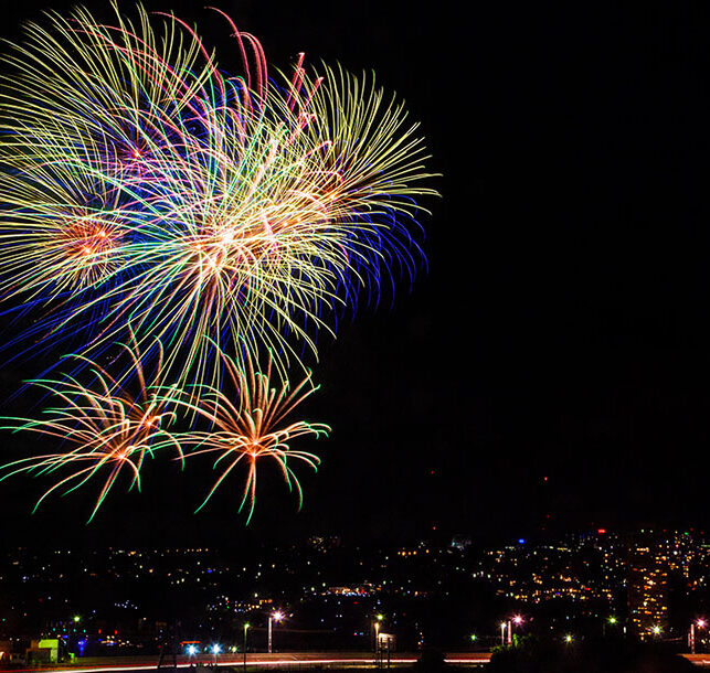 Printing fireworks photos